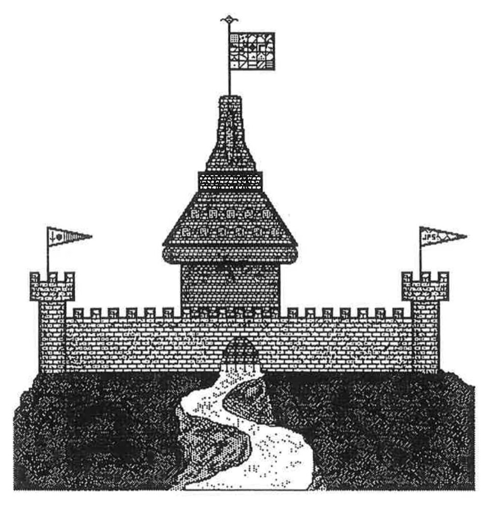 Castle illustration from the cover page